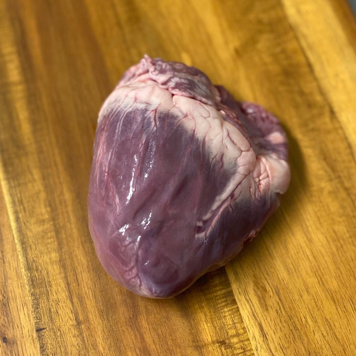 Forest pasture raised pork organ offal offals heart