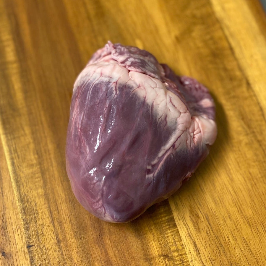 Forest pasture raised pork organ offal offals heart