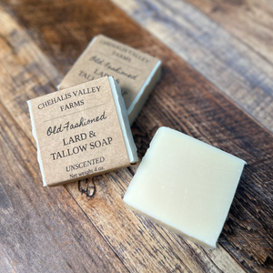 Old Fashioned Lard & Tallow Soap - Unscented