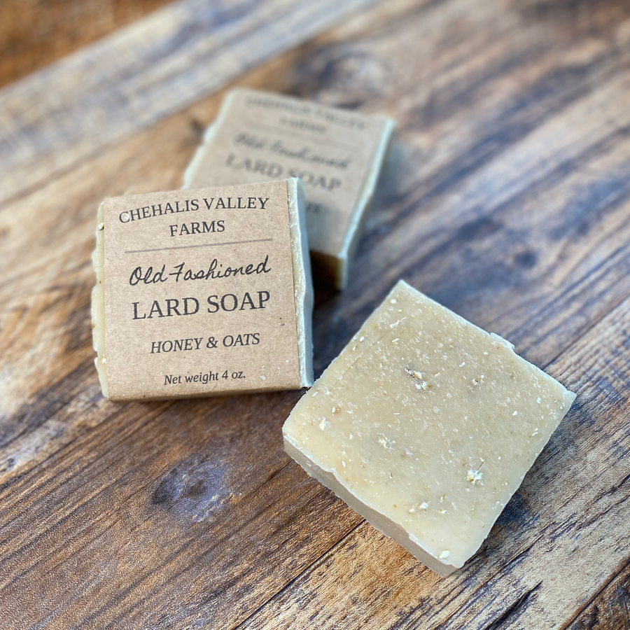 Old Fashioned Lard Soap - Honey & Oats